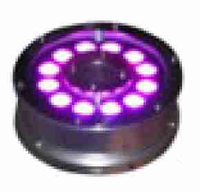 AquaLED-2 12x3W 30* 24V IP68	 светильник для подсветки фонтанов